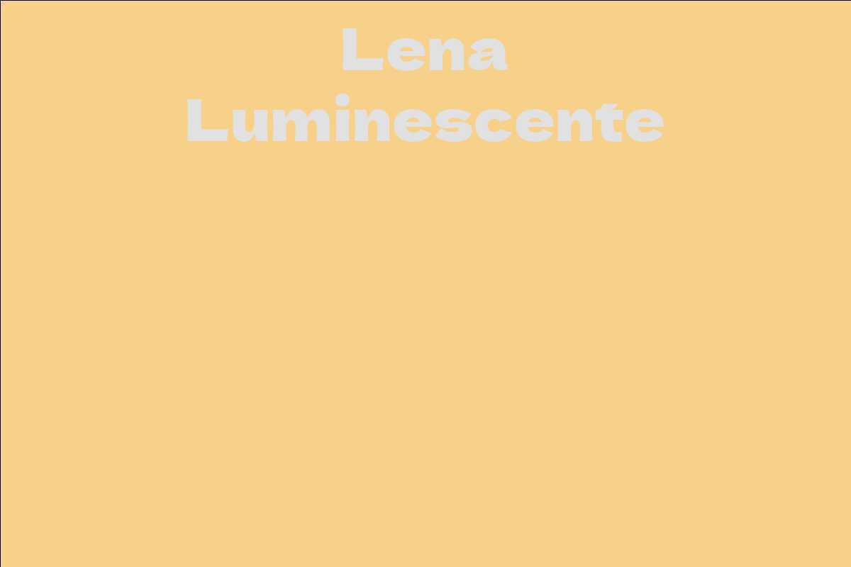 Lena Luminescente