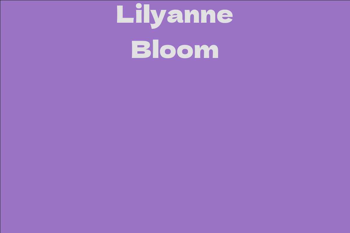 Lilyanne Bloom