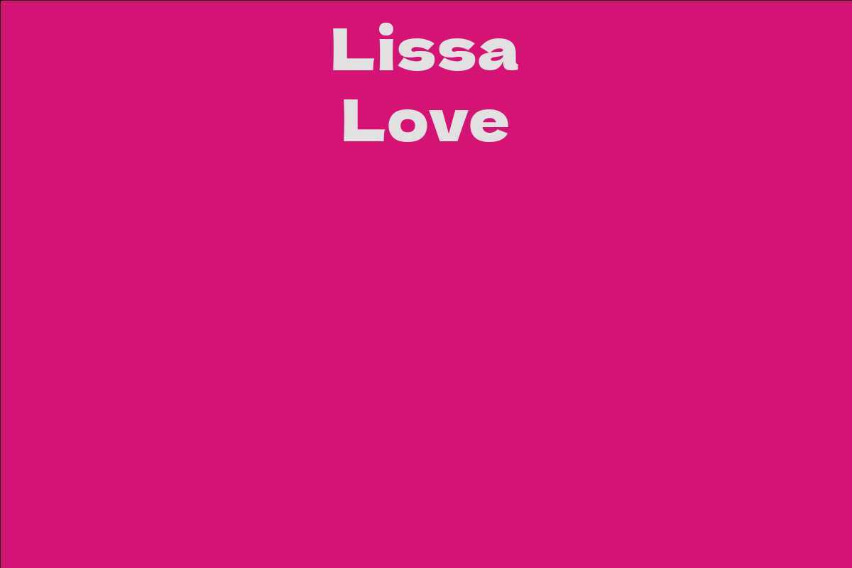 Lissa Love
