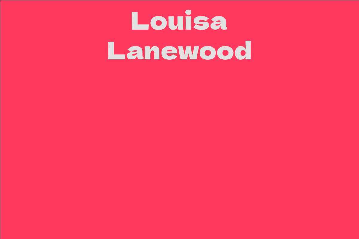 Louisa Lanewood