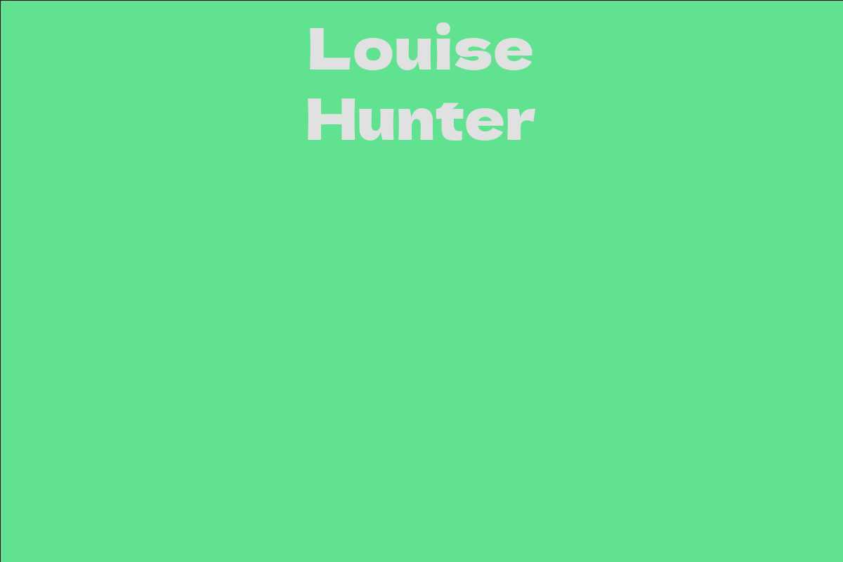 Louise Hunter