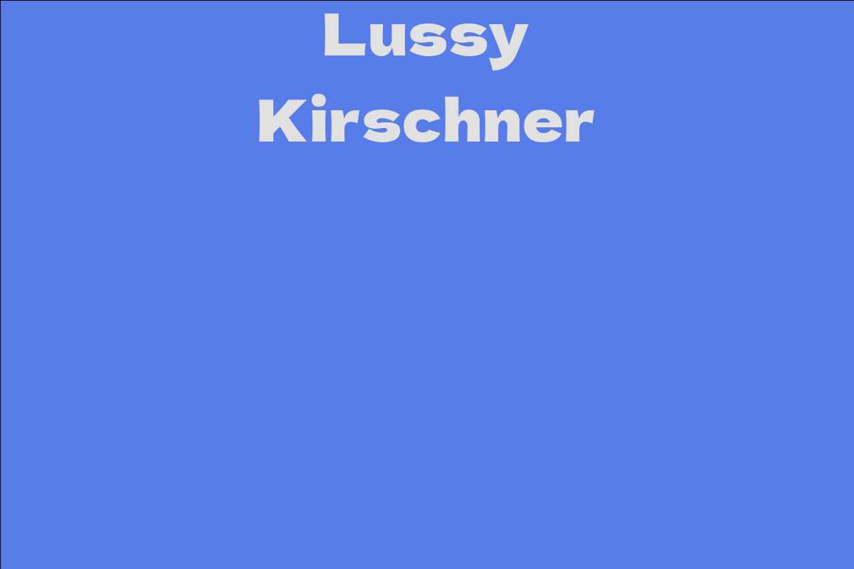 Lussy Kirschner