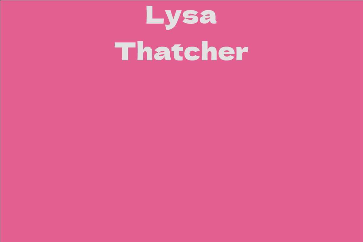 Lysa Thatcher