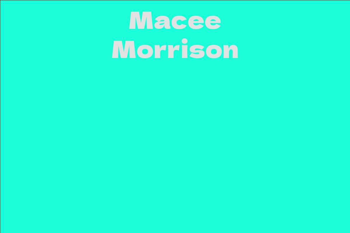 Macee Morrison