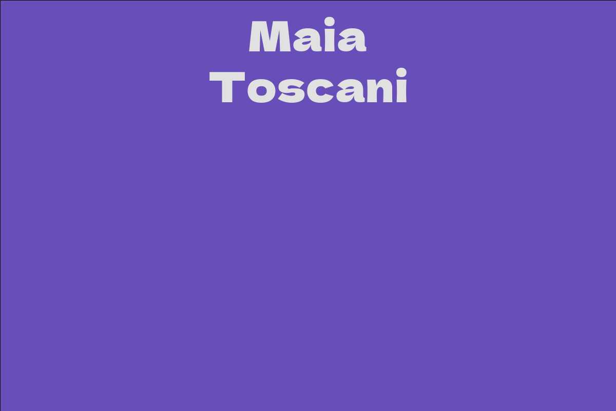 Maia Toscani