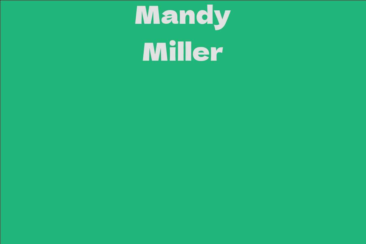 Mandy Miller