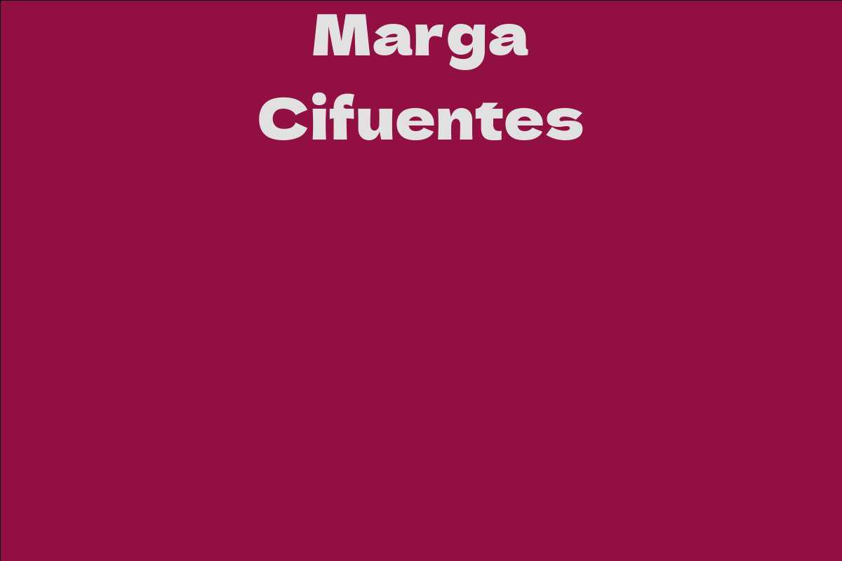 Marga Cifuentes