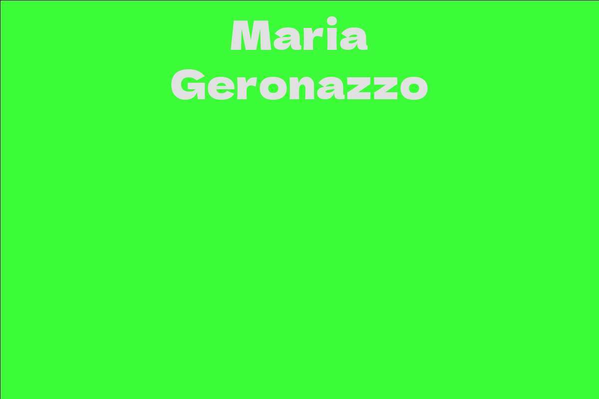 Maria Geronazzo