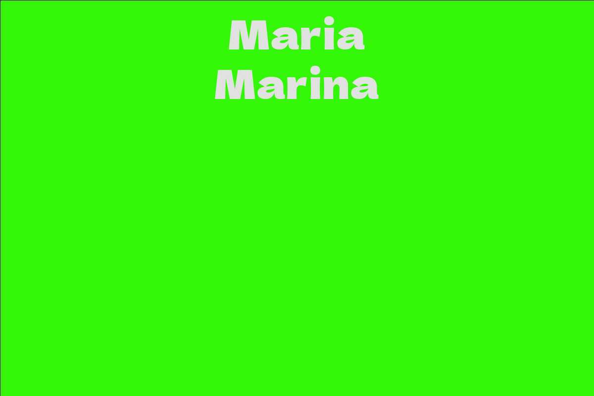 Maria Marina