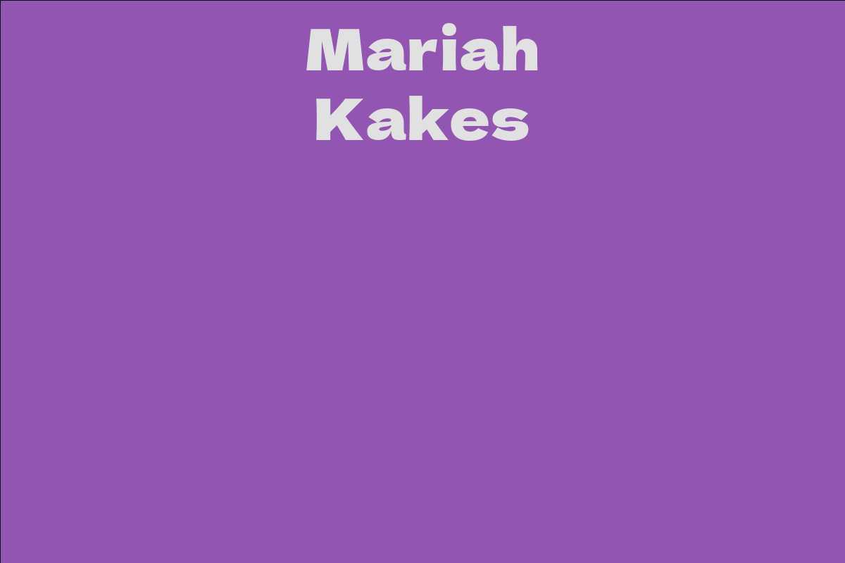 Mariah Kakes