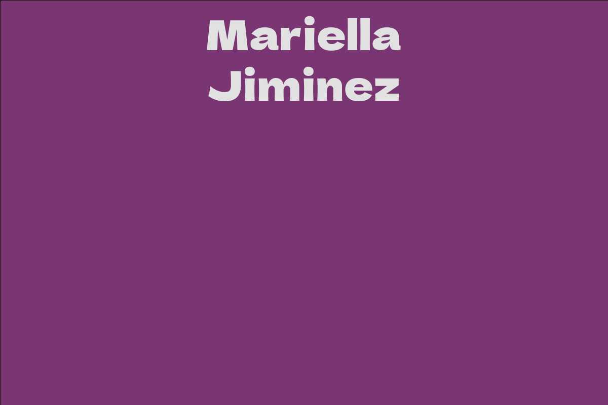 Mariella Jiminez