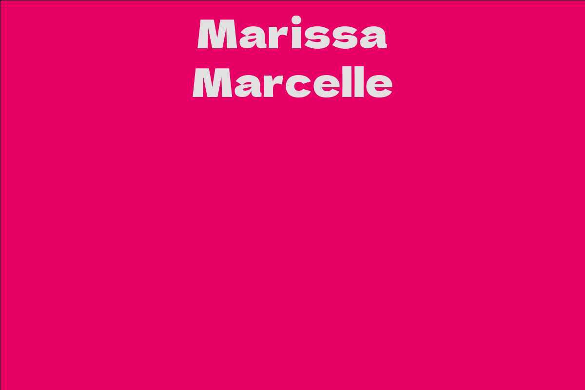 Marissa Marcelle