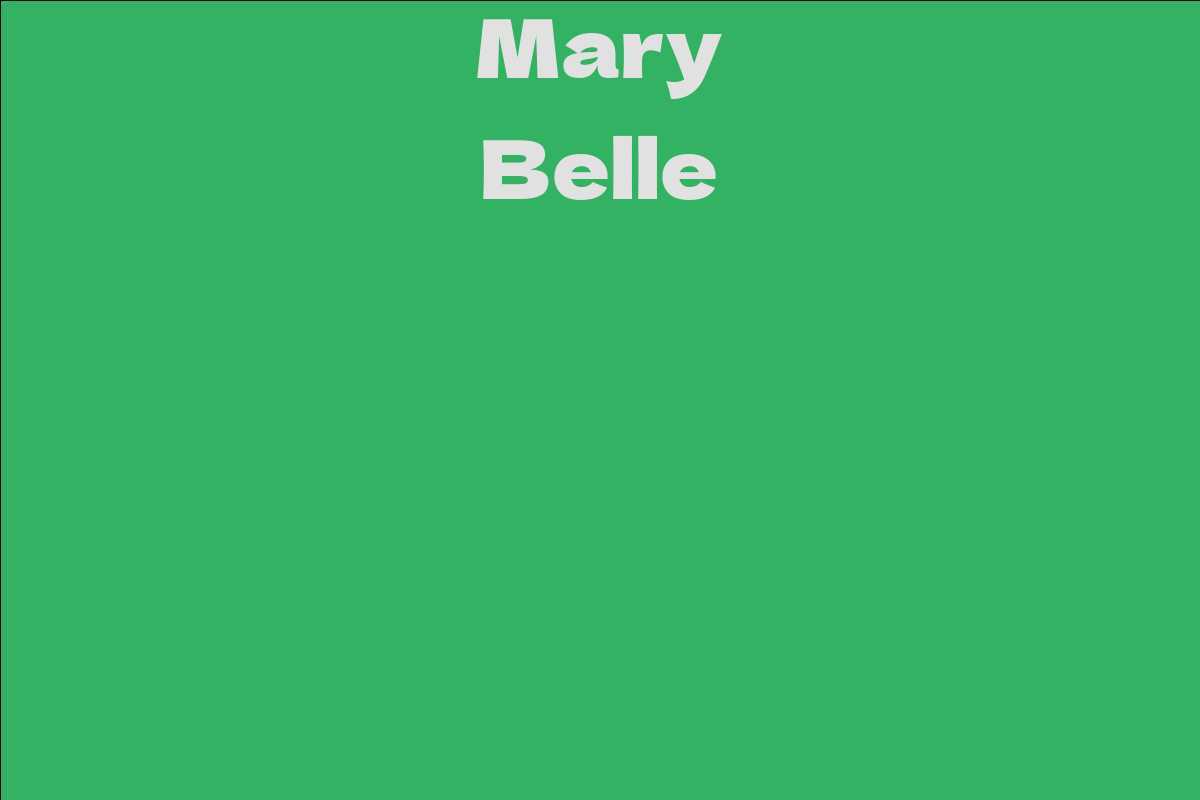 Mary Belle