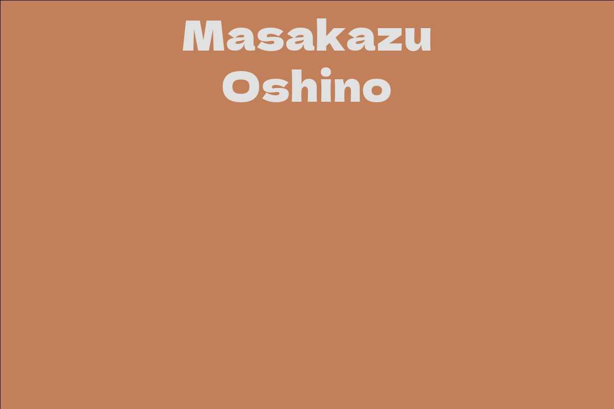 Masakazu Oshino