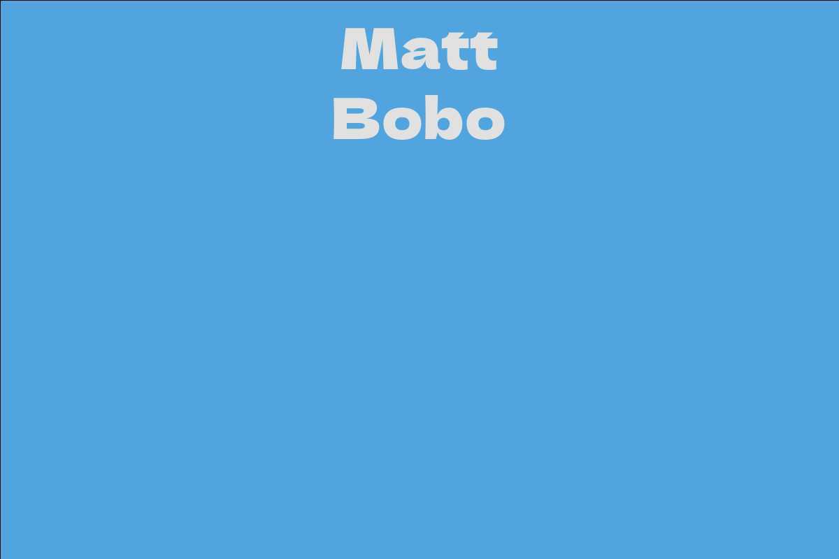 Matt Bobo