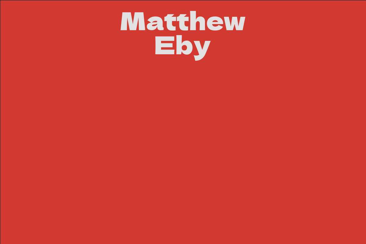 Matthew Eby