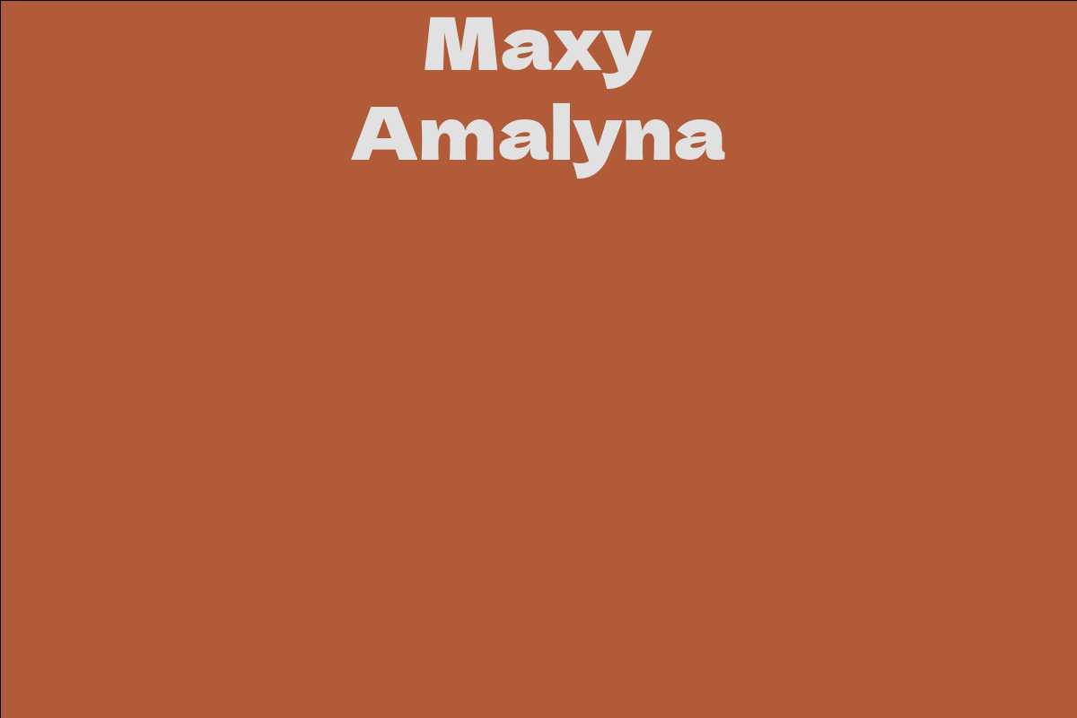Maxy Amalyna