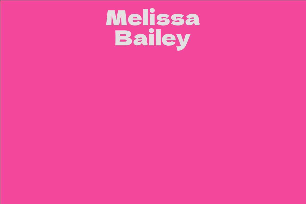 Melissa Bailey