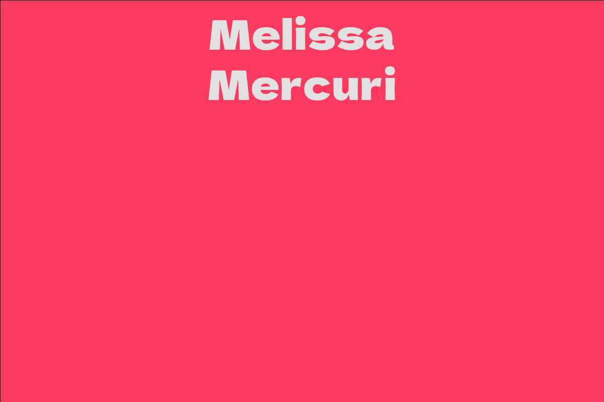 Melissa Mercuri