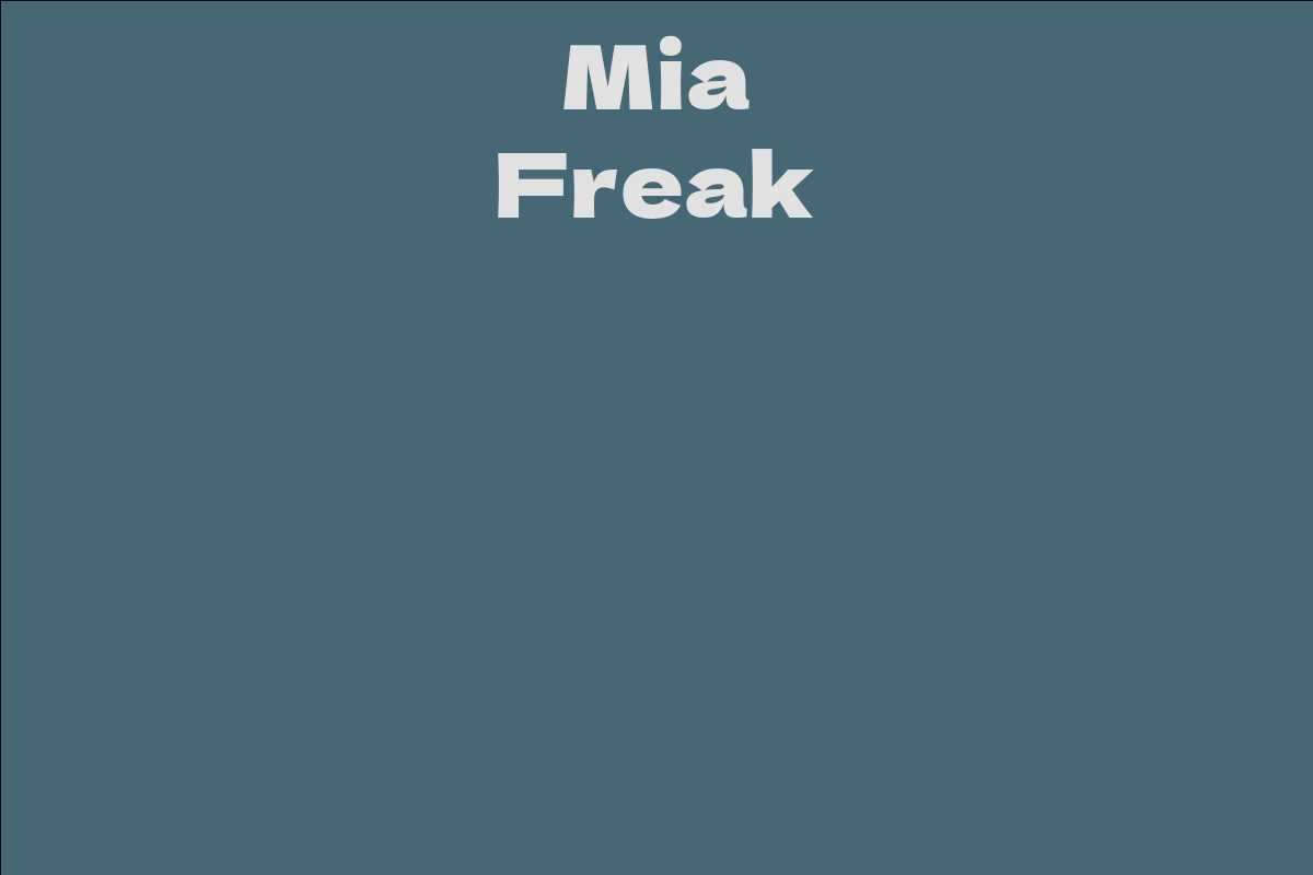 Mia Freak