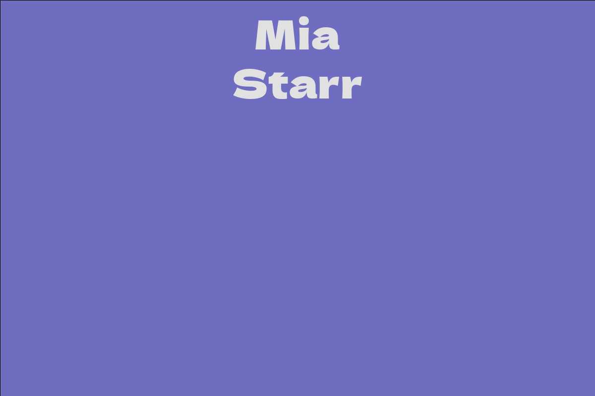 Mia Starr