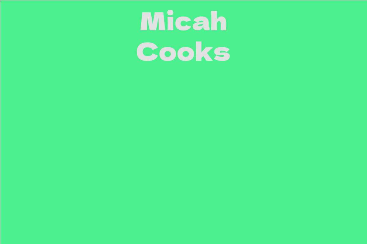 Micah Cooks