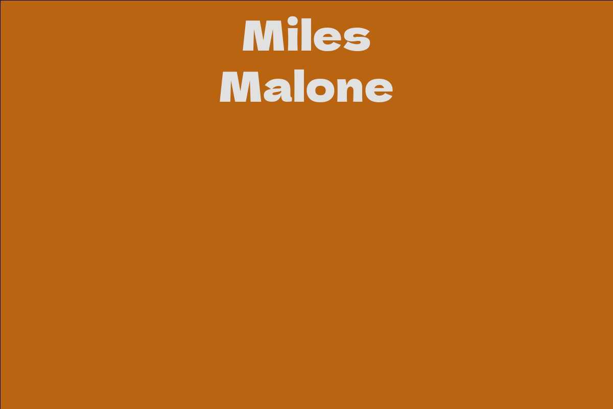 Miles Malone