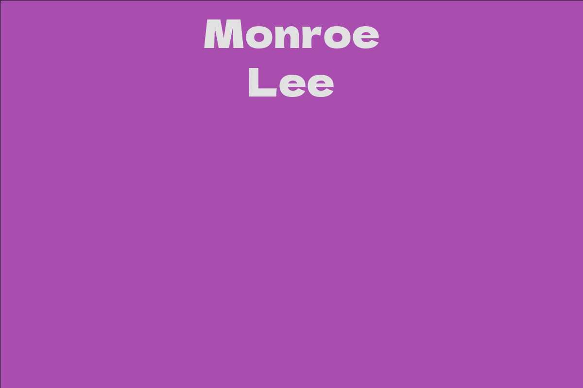 Monroe Lee