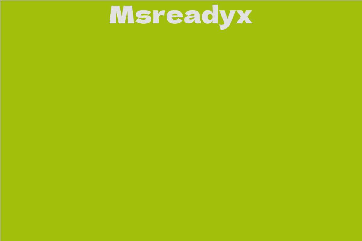 Msreadyx