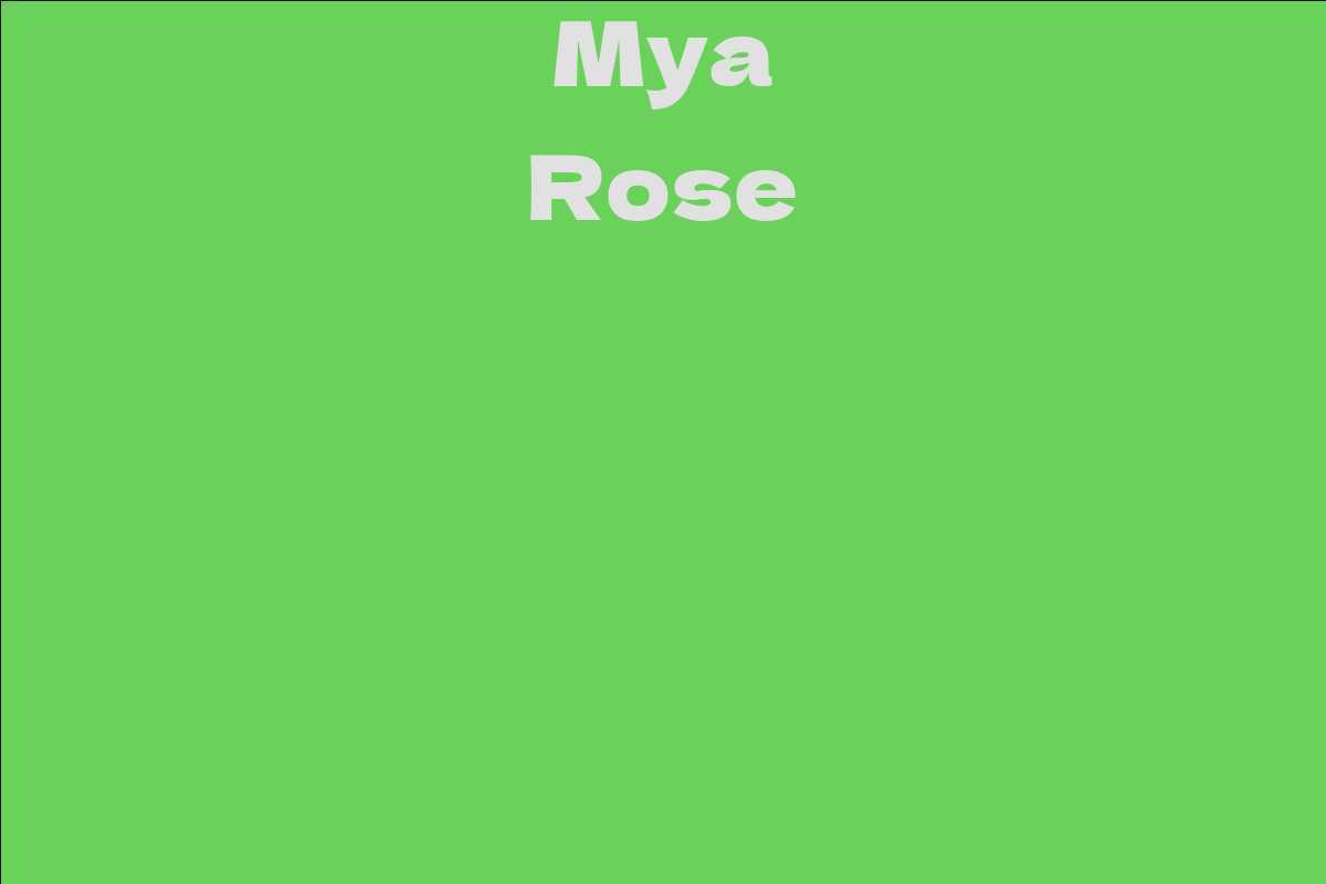 Mya Rose