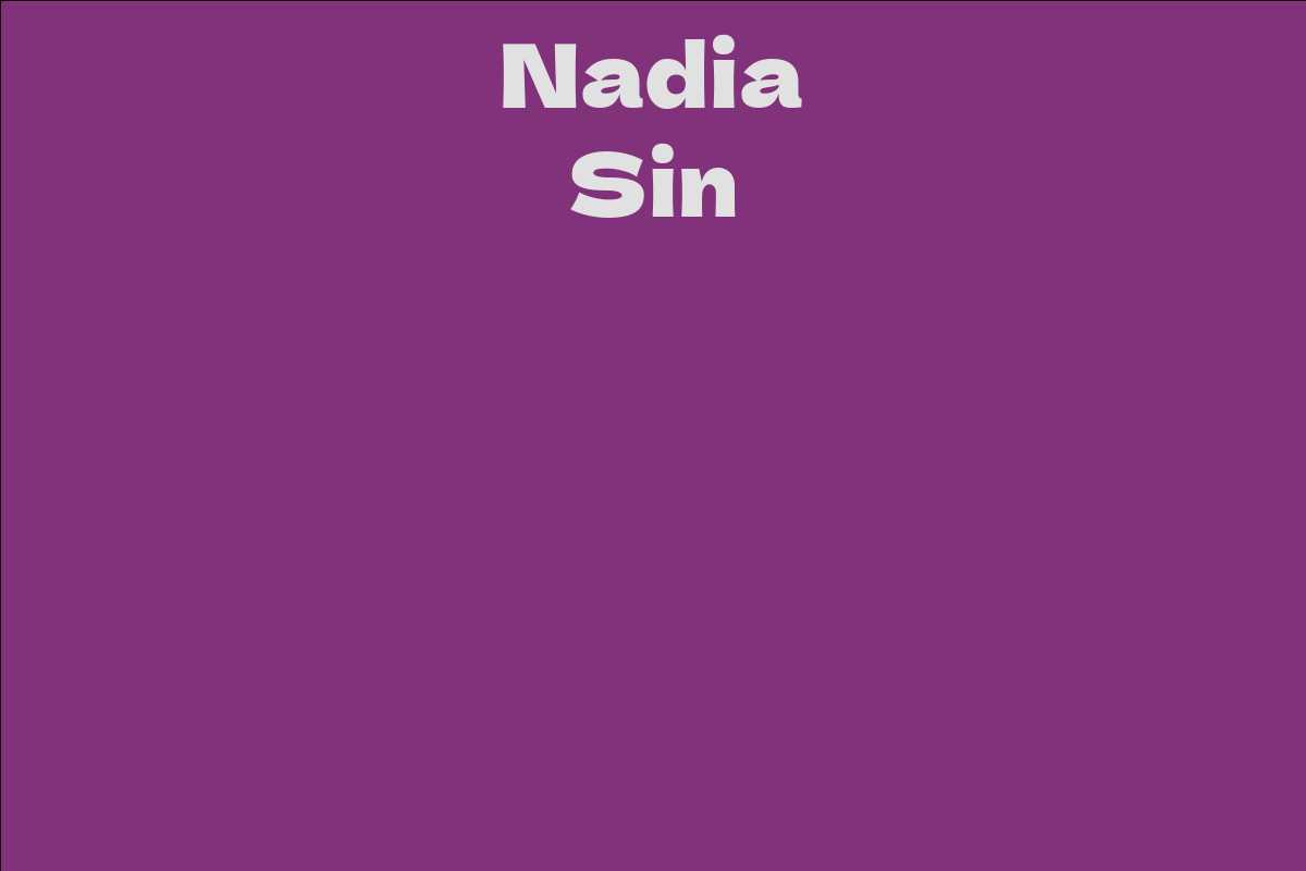 Nadia Sin