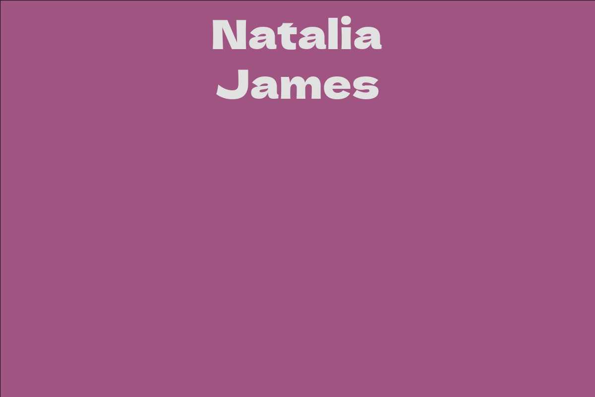 Natalia James