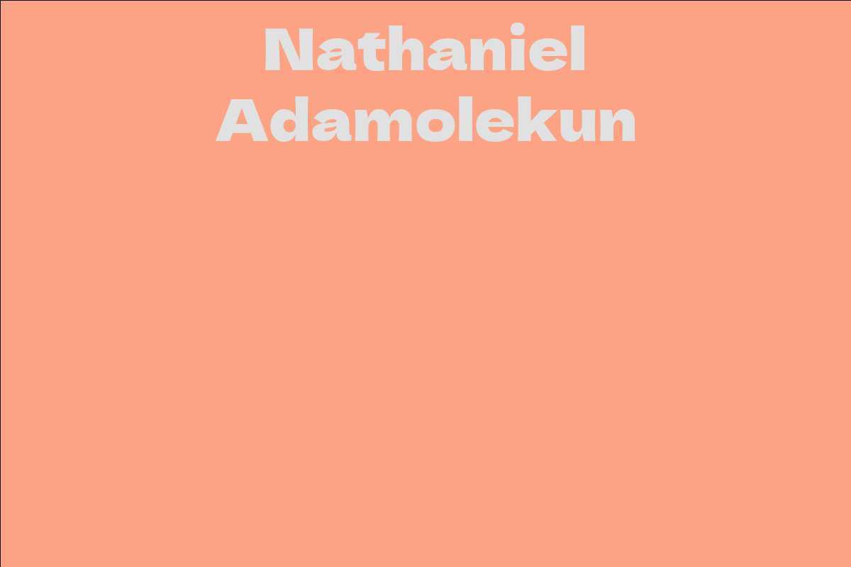 Nathaniel Adamolekun