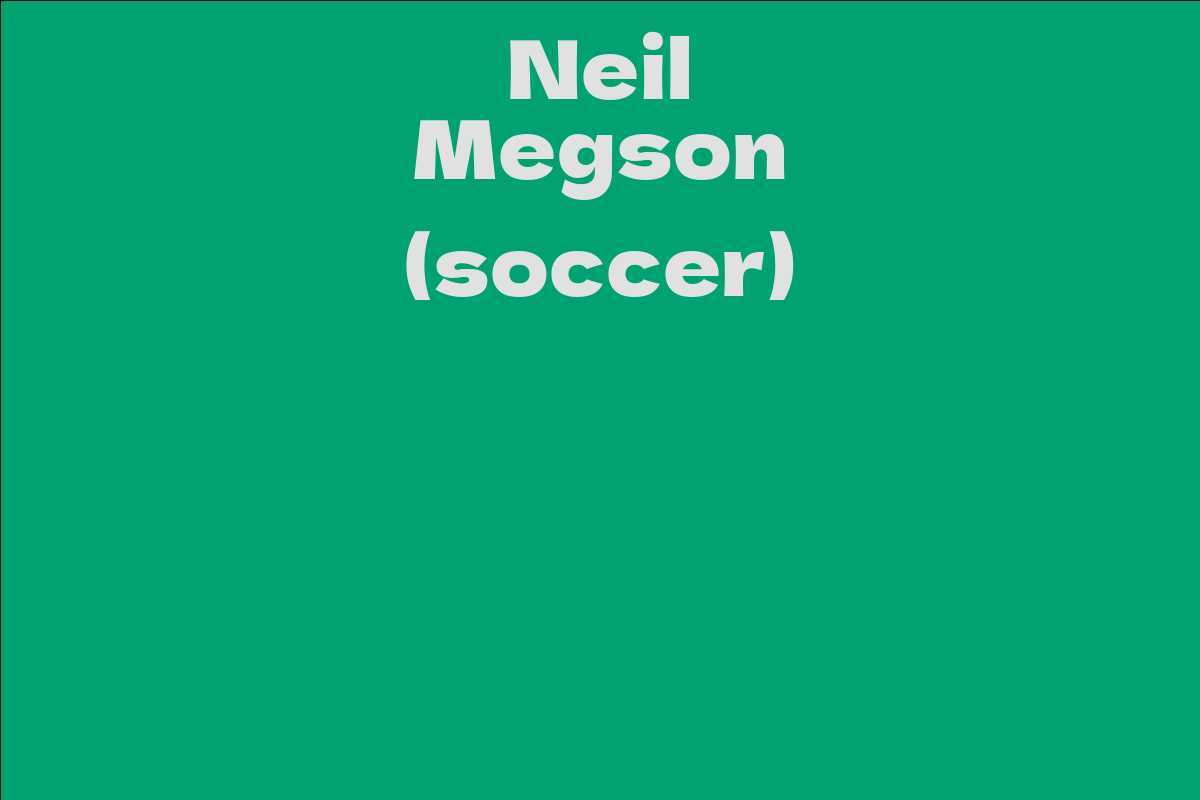 Neil Megson (soccer)