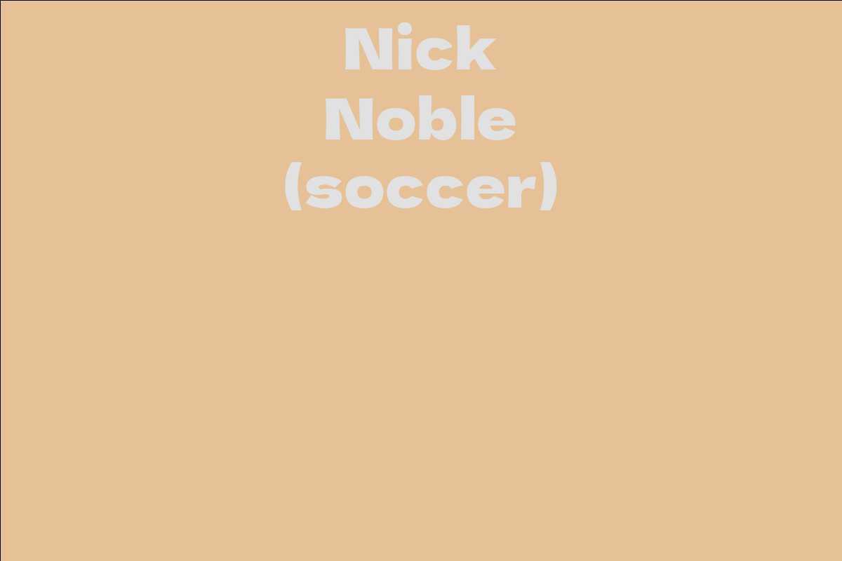 Nick Noble (soccer)