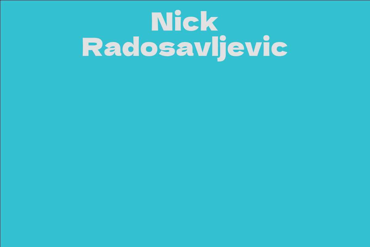 Nick Radosavljevic