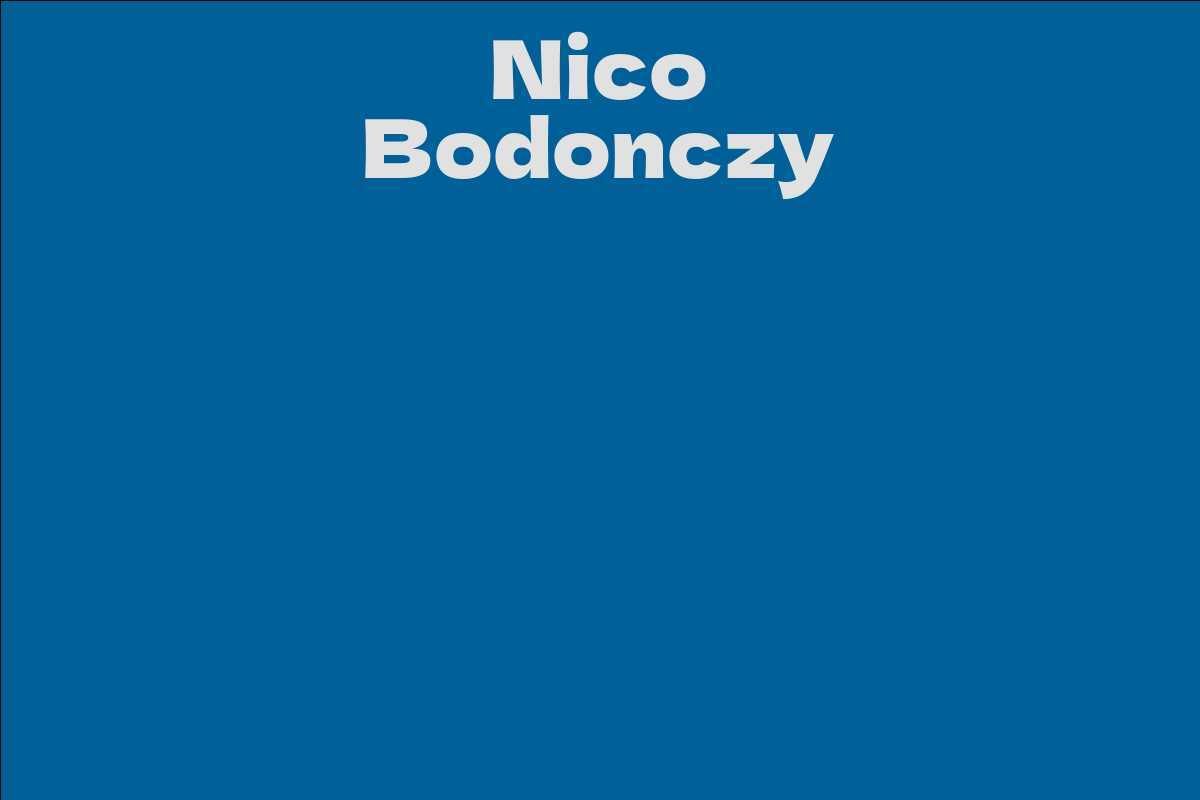Nico Bodonczy