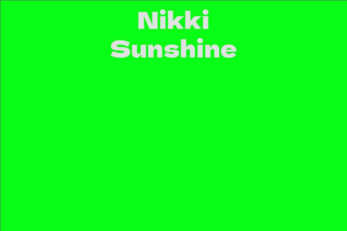 Nikki Sunshine