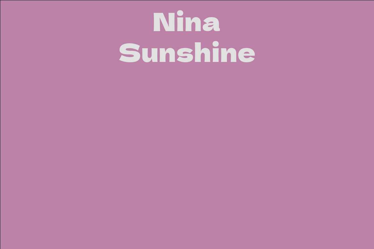 Nina Sunshine