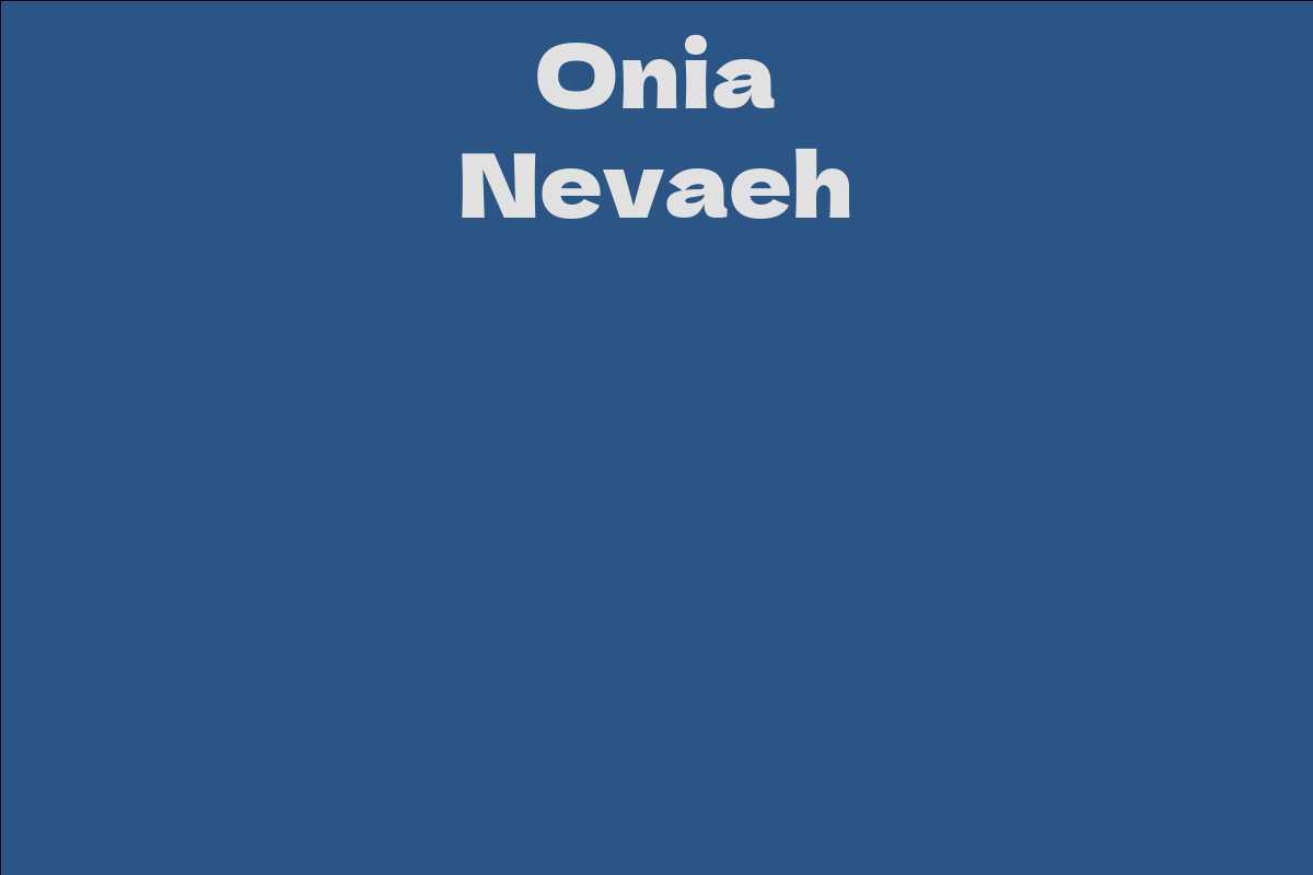 Onia Nevaeh