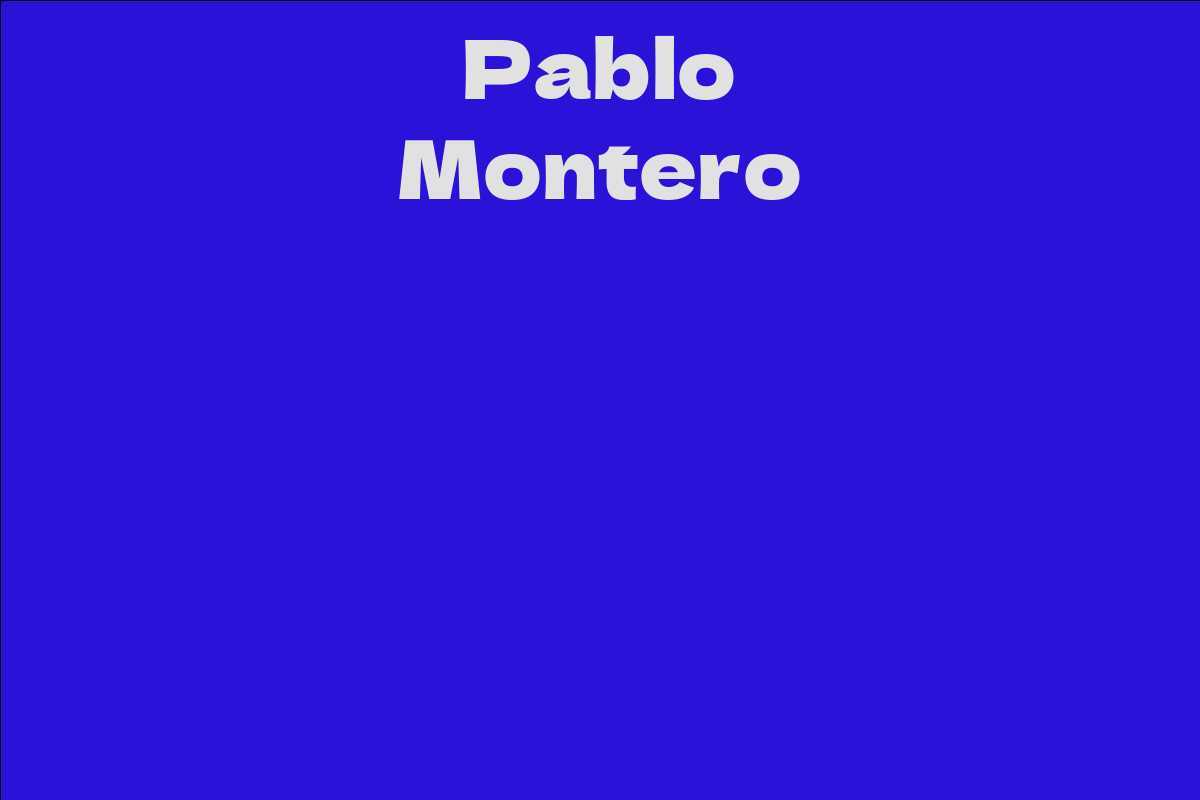 Pablo Montero