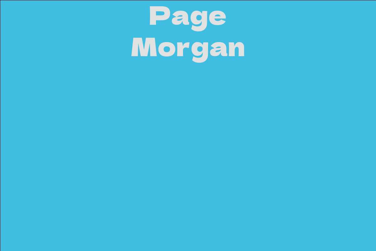 Page Morgan