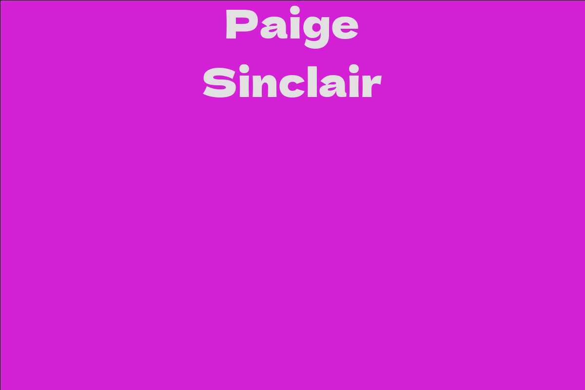 Paige Sinclair