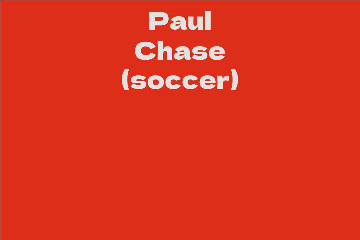 Paul Chase (soccer)