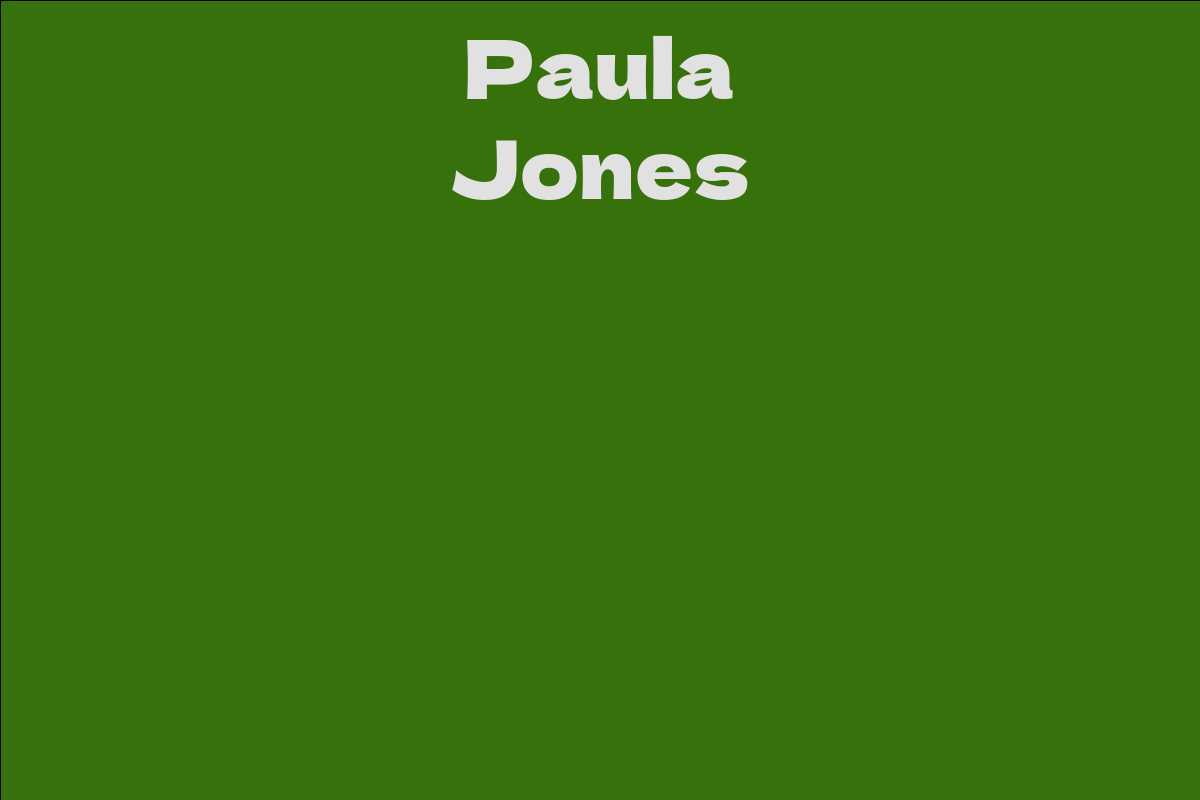 Paula Jones