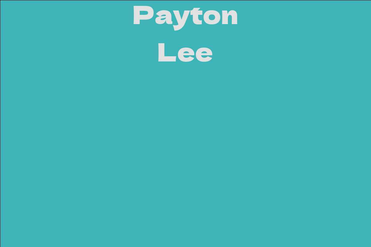 Payton Lee