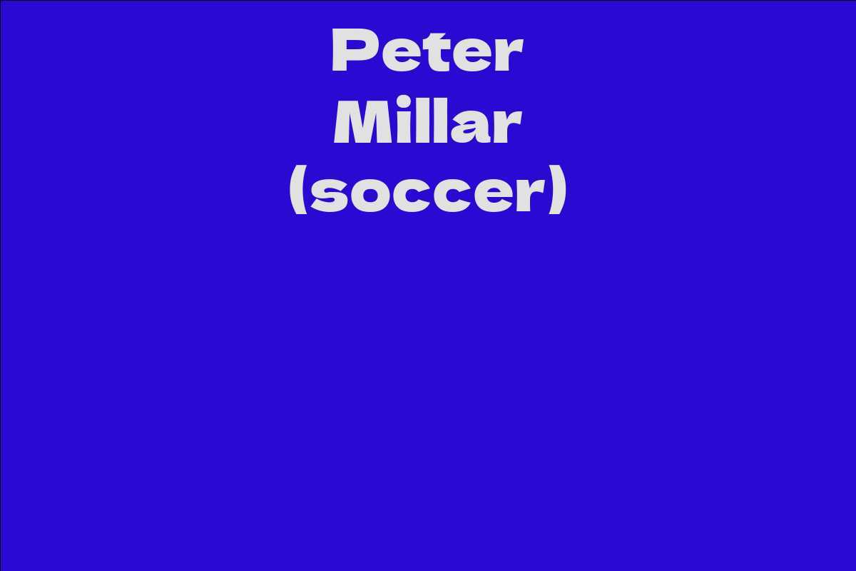 Peter Millar (soccer)