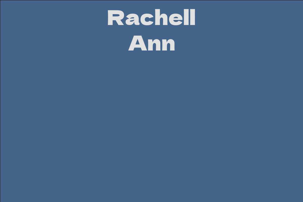 Rachell Ann