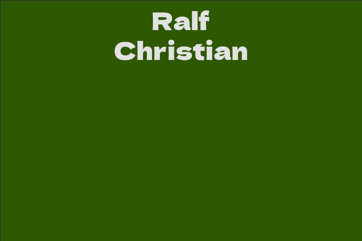 Ralf Christian