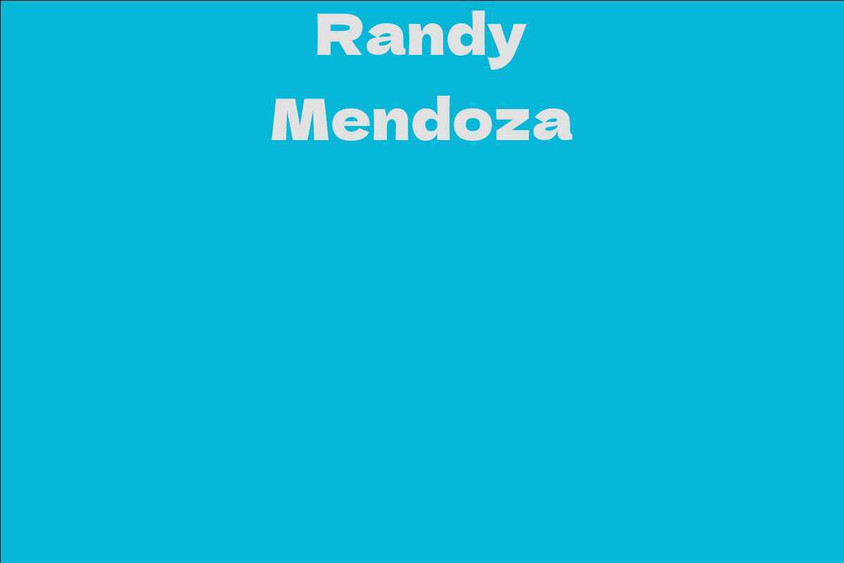 Randy Mendoza